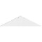 Ekena Millwork Saratoga Architectural Grade PVC Gable Bracket, 48"W x 12"H x 4"D x 6"F, 6/12 Pitch GBP048X12X0406SAR00 - alternate 3